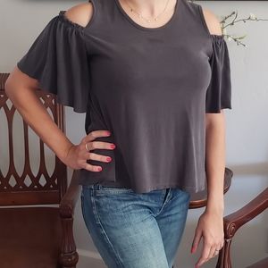 Cold shoulder blouse